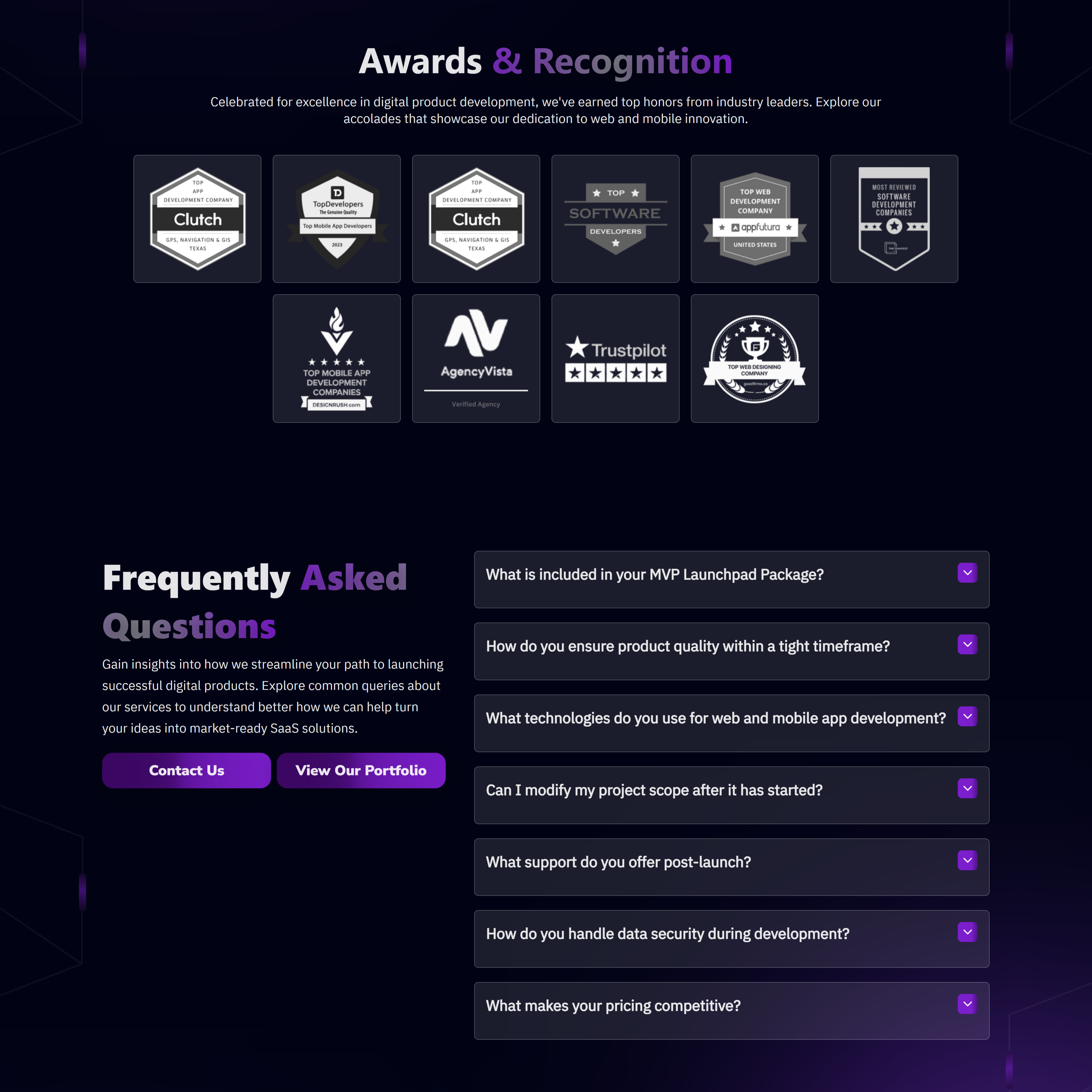 Saasify Labs Business Website screenshot 4