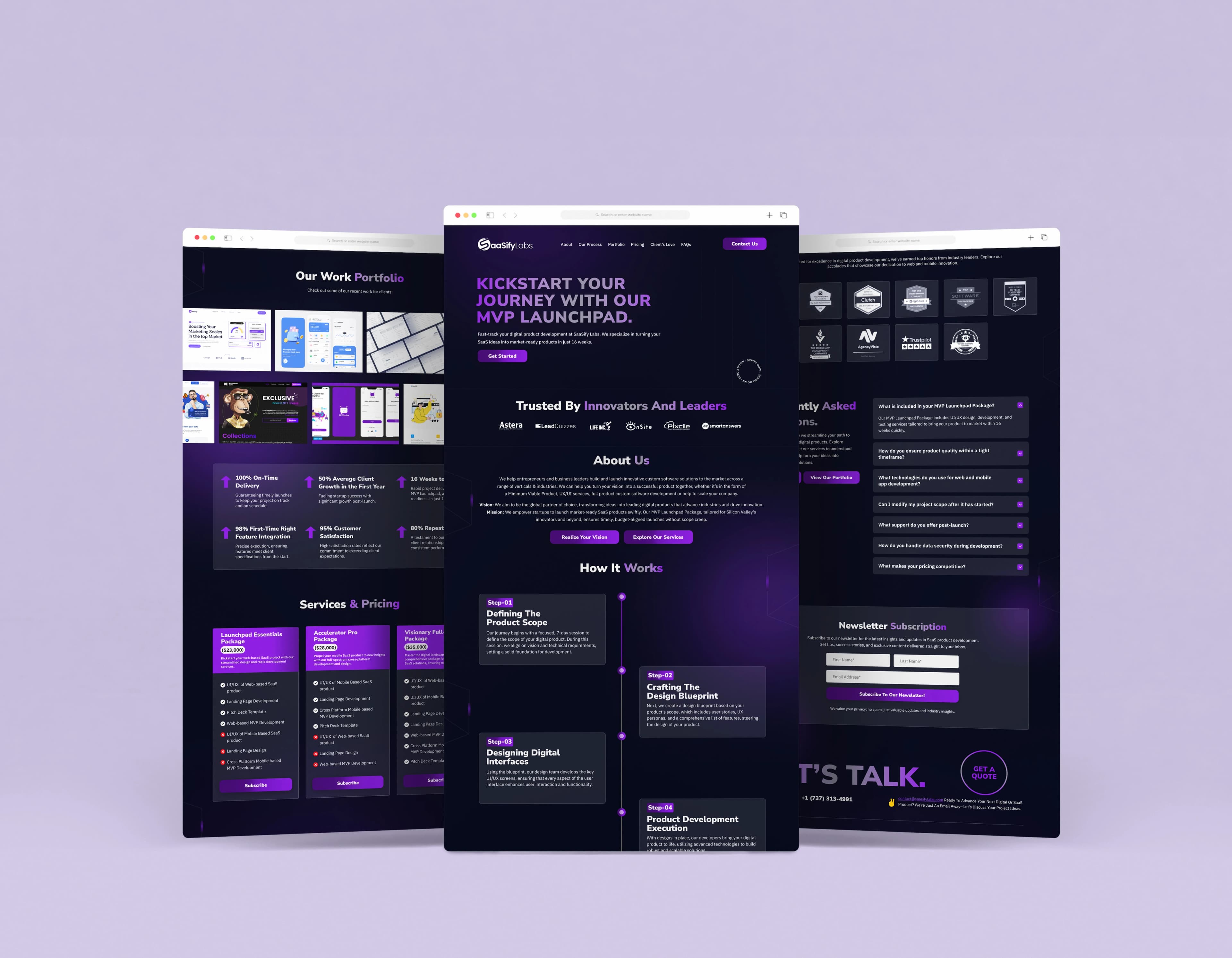 Saasify Labs Business Website